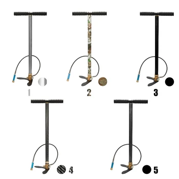 

400bar 40mpa Hand Operated Inflator Pump Mini High Pressure Compressor with 8mm Female Quick Connector for Bike Tyre