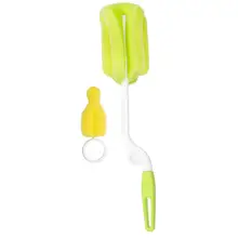 2 шт./компл. щетка для детской бутылочки щетка для сосков бутылка для комления молоком кисти Очищение сосок бутылки щетки губки вращающийся стиральная