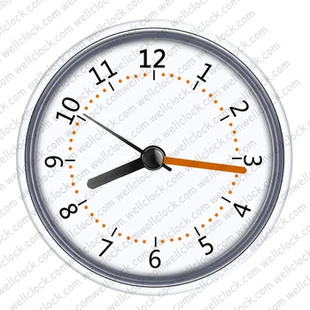 

Japan Design Shower Clocks Waterproof Wall Clock Suction Cup Bathroom Clocks Acrylic Face Suction Clock for Washroom Kitchen
