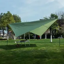 Открытый палатки шатер Кемпинг выживания зонт тент серебряное покрытие беседка Водонепроницаемый пляж палатка