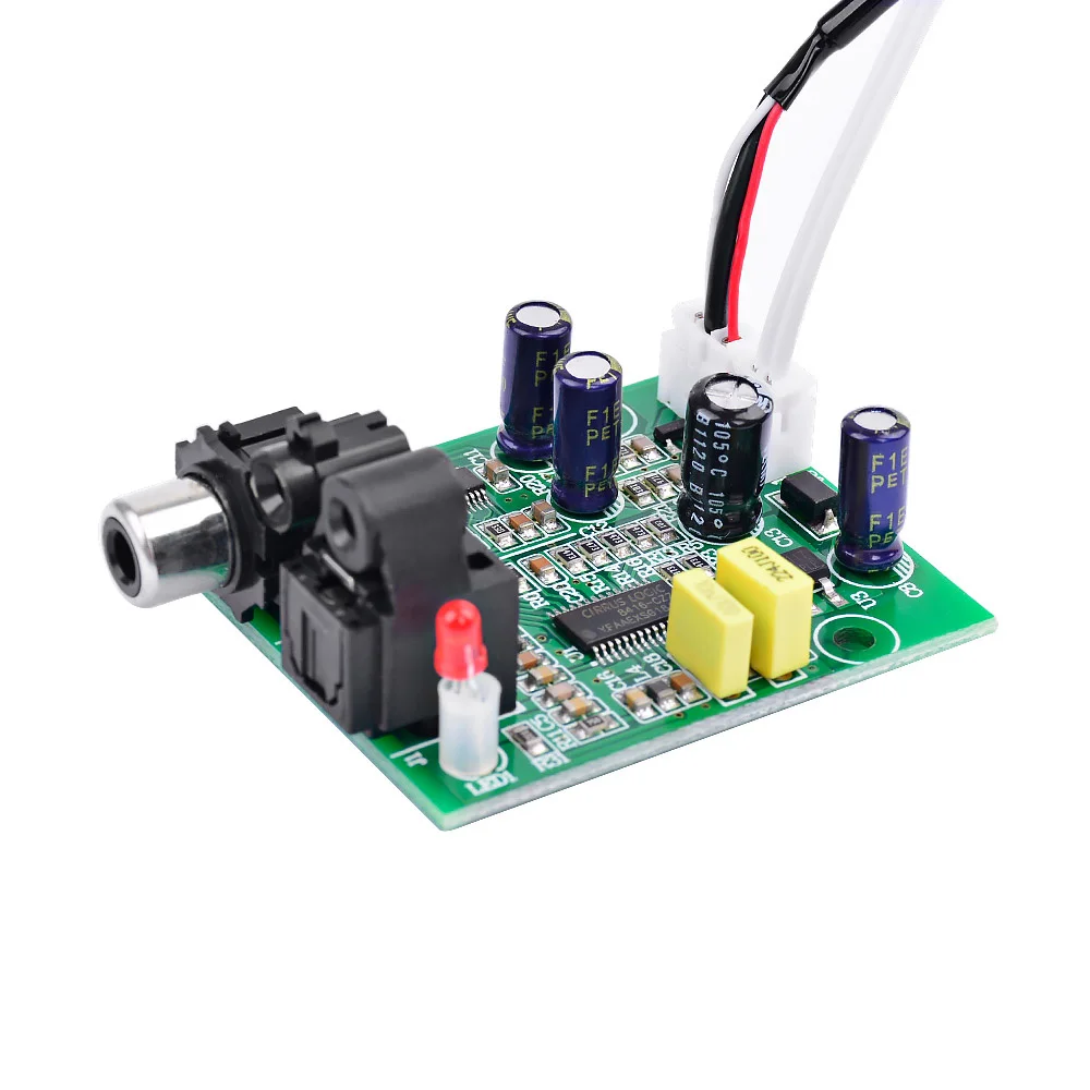 

AIYIMA CS8416+CS4344 DAC Digital Decoder Optical Fiber Coaxial Digital Signal Input Stereo Audio Output Decod For Amplifier DIY