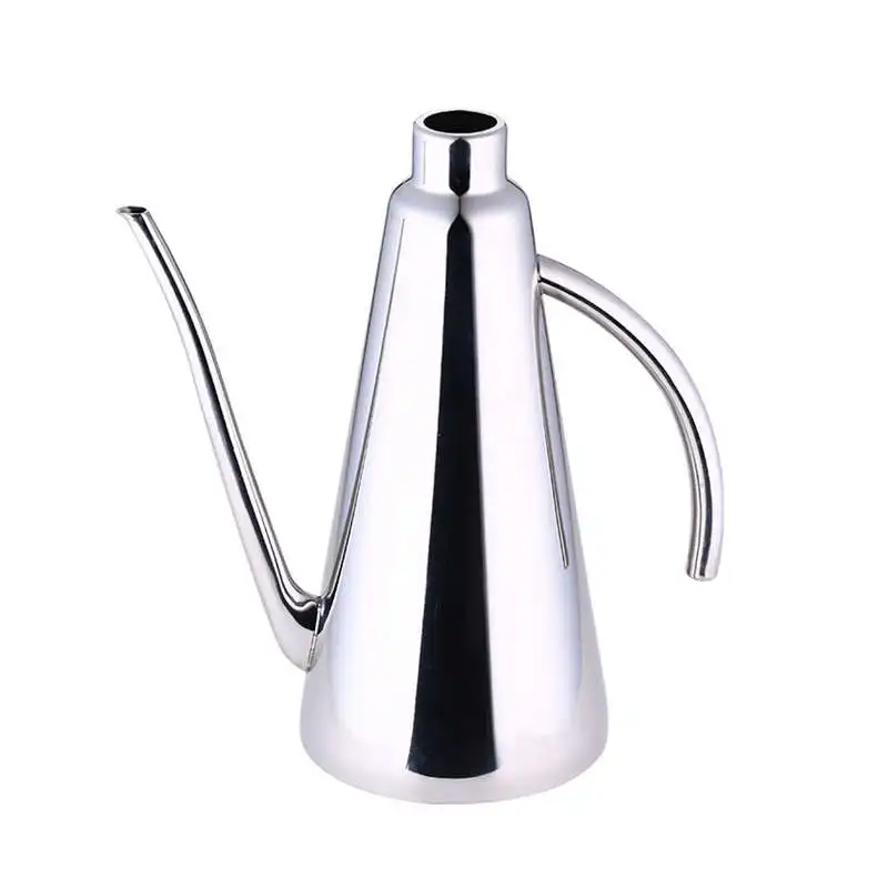 304 Stainless Steel Oil Pot Dustproof Insect Proof Leak Cover Long Mouth Bottle Creative Kitchen Cooking Storage | Дом и сад