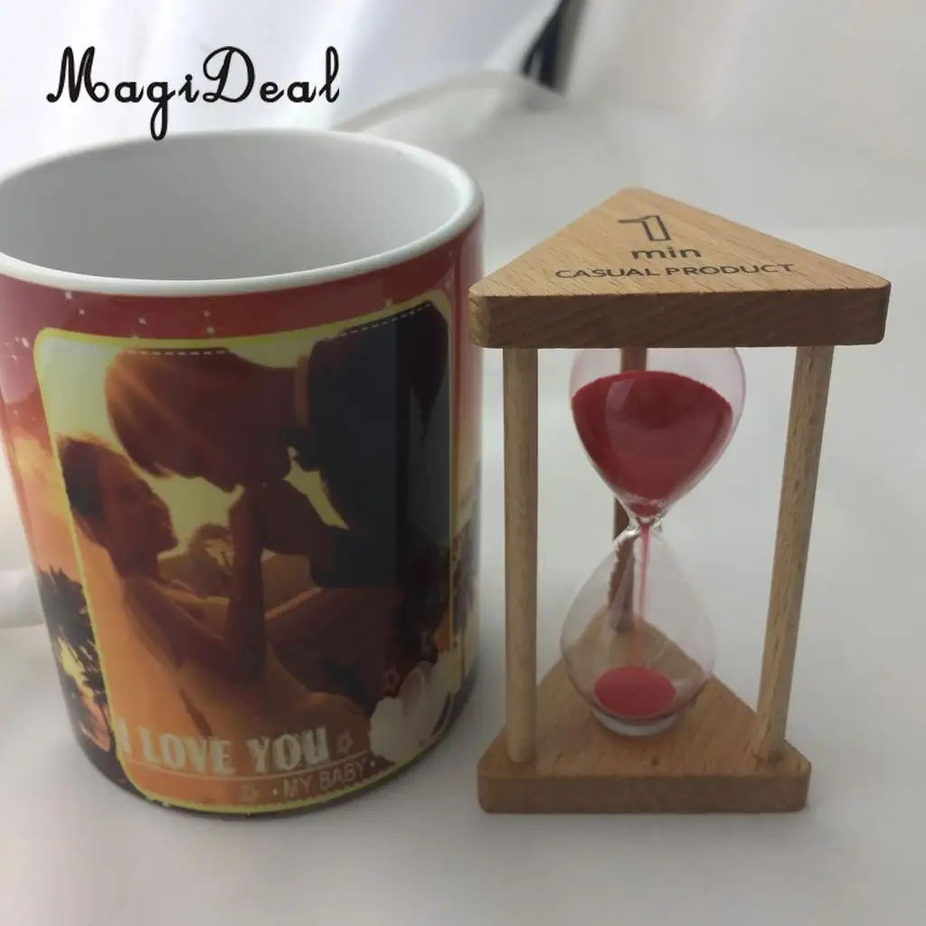 MagiDeal 1/3/5/10 минут 30/90 секунд песочные часы таймер кухонные рождественский подарок