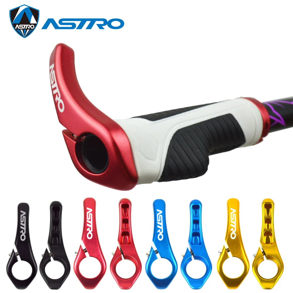 

Astro Bicycle Handlebar Grip Bike Handle Bar end Cycling Durable Anti-slip Rubber Mountain Bicycle Accessories Bike Parts 1 pair