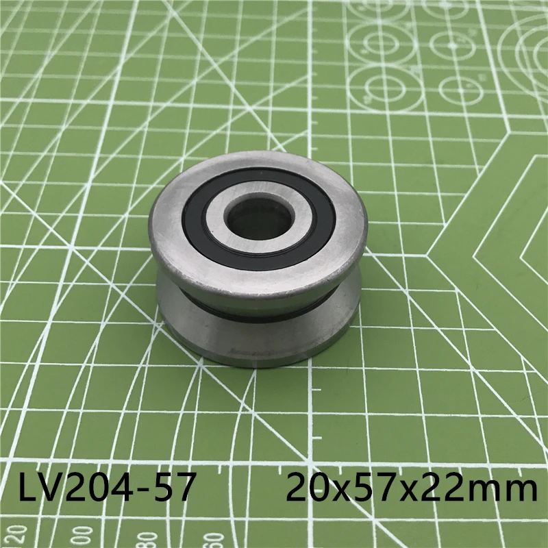 2019 Time limited V Groove Guide Roller Bearings Lv204 57 Zz L 57 Rv204