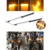 2 pz Moto LED 45-70mm Forcella Indicatori di Direzione Luce di Striscia Ambra Lampada con 120 gradi di angolo di visione di alta Qualità Lampeggiatore Anello