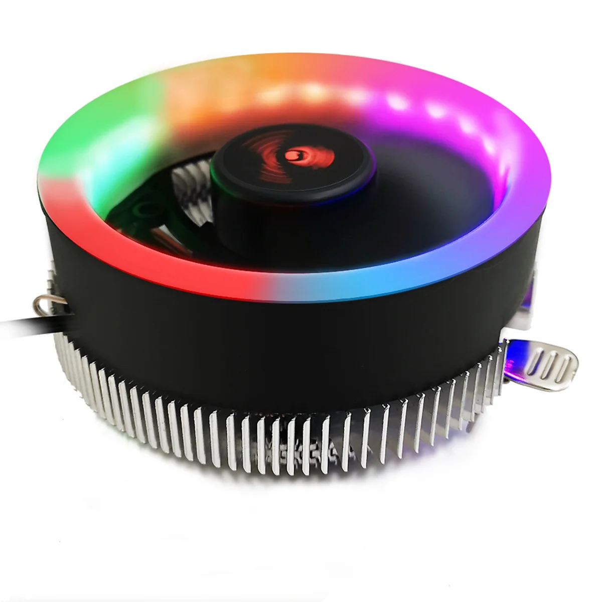 PC برودة مروحة 3Pin مروحة برودة LED الأزرق فتحة وحدة المعالجة المركزية التبريد مروحة هادئة المبرد ل إنتل 775/1156 ل AMD AM2 AM2 + AM3 AM3 +