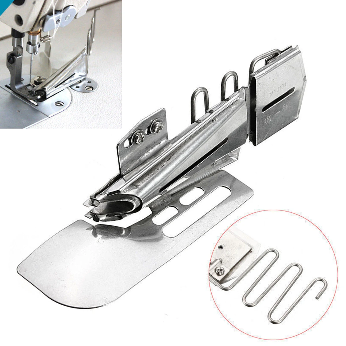 

1pc New Sewing Machine Binde KP-104 Coverpro Double-fold Binder Sewing Machine Accessories Binding