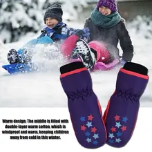

Winter Warm Ski Glove For Kid Gift Ski Gloves Winter Warm Gloves Boys Girls Fleece Lined Thickened Cute Cartoon Cotton Gloves