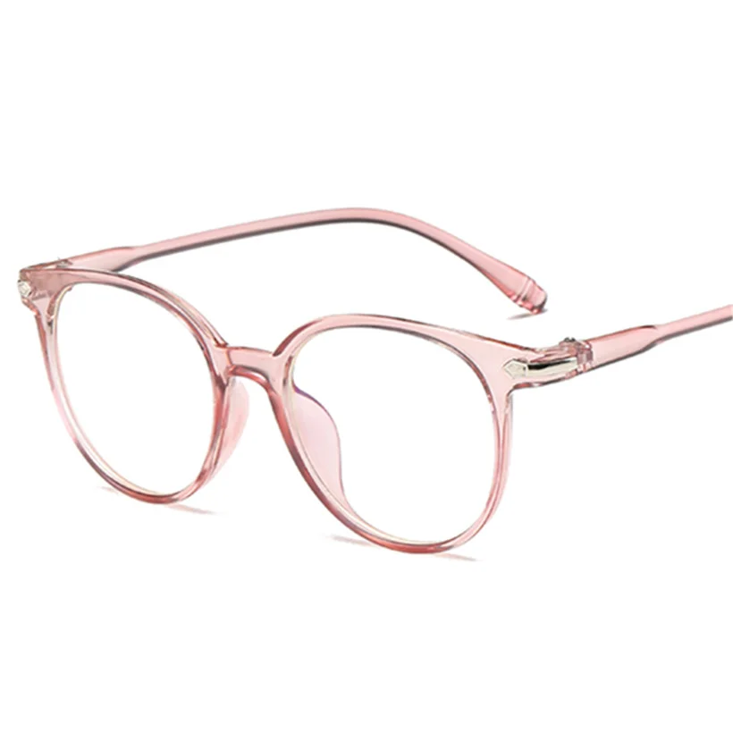 

XojoX Unisex Round Retro Glasses Frame Women Fashion Gaming Glasses Transparent Spectacles Myopia Men Optical Eyeglasses