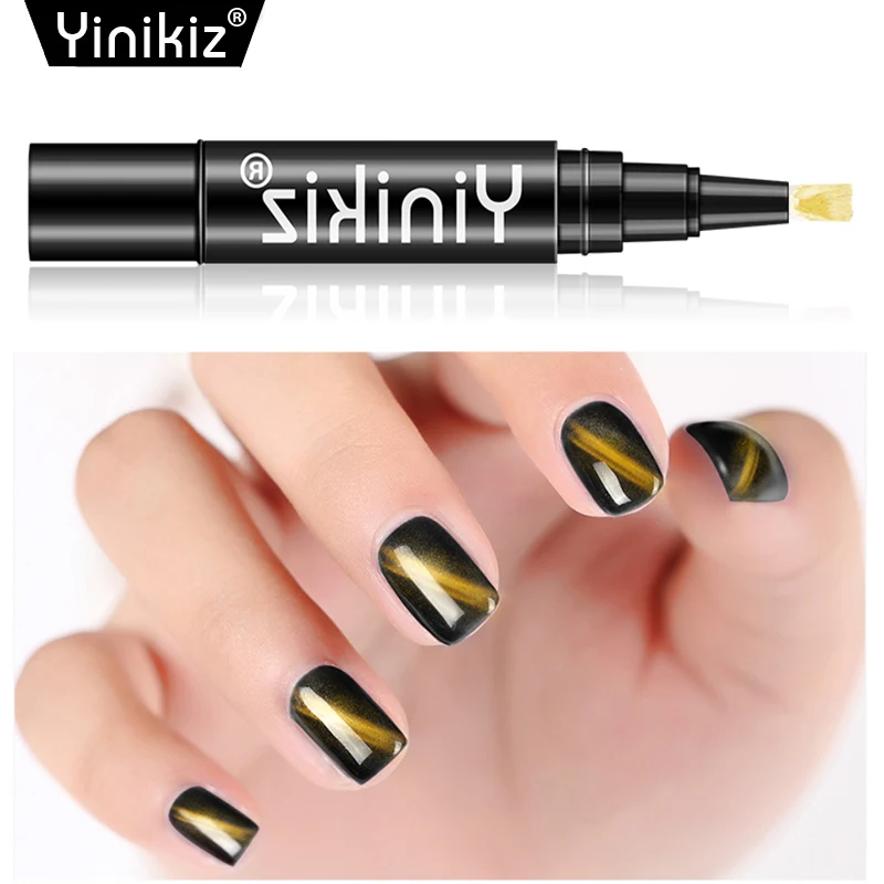 

Yinikiz Nails 3D Chameleon Cat Eyes UV Gel Polish Soak Off Magnetic Nail Varnish Nail Art Semi Permanent Led UV Gel