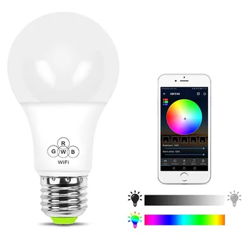 

Multi-Color WIFI Smart LED Bulb Led Light Bulb For Amazon Alexa Google Home App Remote Controlling Party Decoration