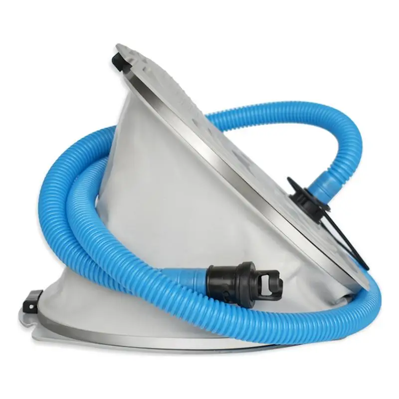 

9 Inch Pedal Air Pump Dual-use Large Capacity Inflator With 3 Valves Inflatable Bed Boat Floating Row Sofa Swim Ring