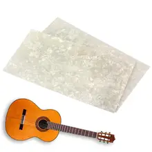 2 шт белый жемчужный целлулоид гитарная головка виниры оболочки листы гитарные части для lutier аксессуары для гитары