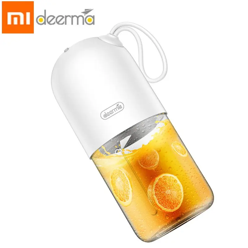 

XIAOMI Deerma DEM-NU01 Portable Mini Fruit Juicer Kitchen Electric Mixer Mini Capsule Shape Powerful Electric Juices Cup New