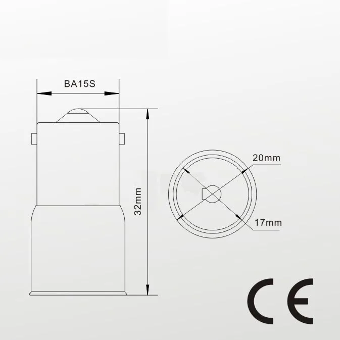 BA15S к E17 гнездо адаптера светодиодное освещение лампы держатель конвертер
