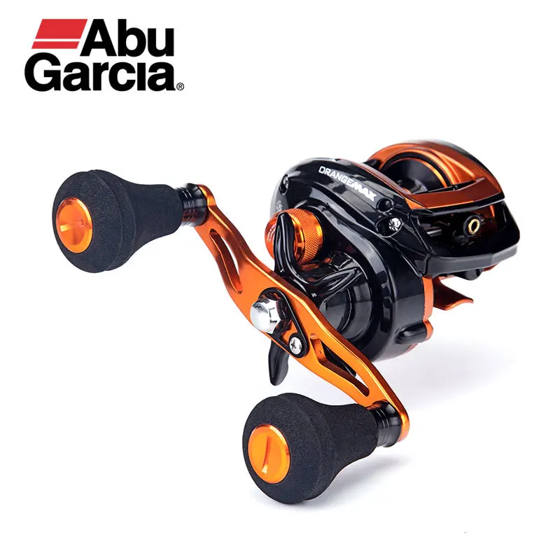 Abu Garcia Brand Orange Max OMAX3 Baitcasting Fishing Reel 4+1BB 7.1:1 8kg 209g Lure Fishing 2 rocker arms Fresh&saltwater