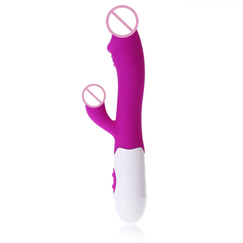 Силиконовые 30 скоростей вибратор двойные двигатели ударопрочная G spot Массажер
