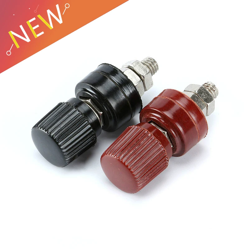 

1Pcs Binding Post Terminal Connector 6mm Screw M6 Power Supply Terminals Binding Post Industrial Terminals Inverter Clamps