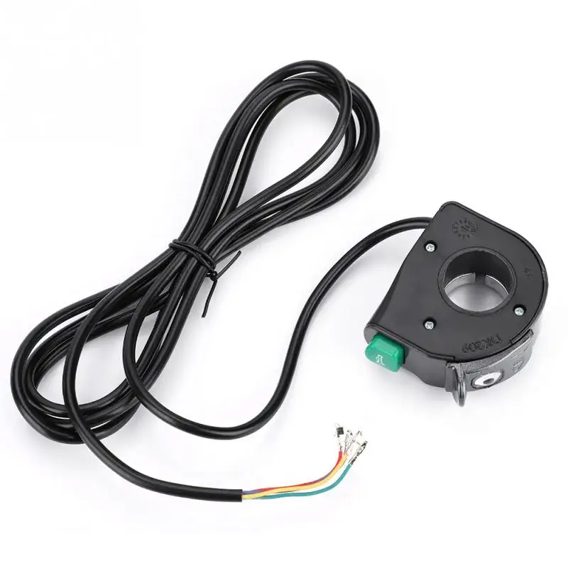 Best 2 in 1 Electric Bicycle Front Light Horn Switch E-BIke Handlebar Mounted Front Lamp Bell Button Switch for Electric Scooter 1