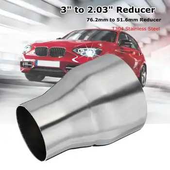 

100mm 3" to 2" Stainless Steel Exhaust Reducer Connector Pipe Tube Universal