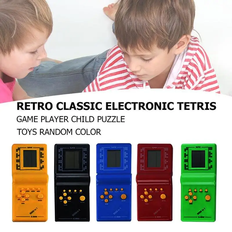 Ретро Классическая электронная игра головоломка Тетрис детская игрушки