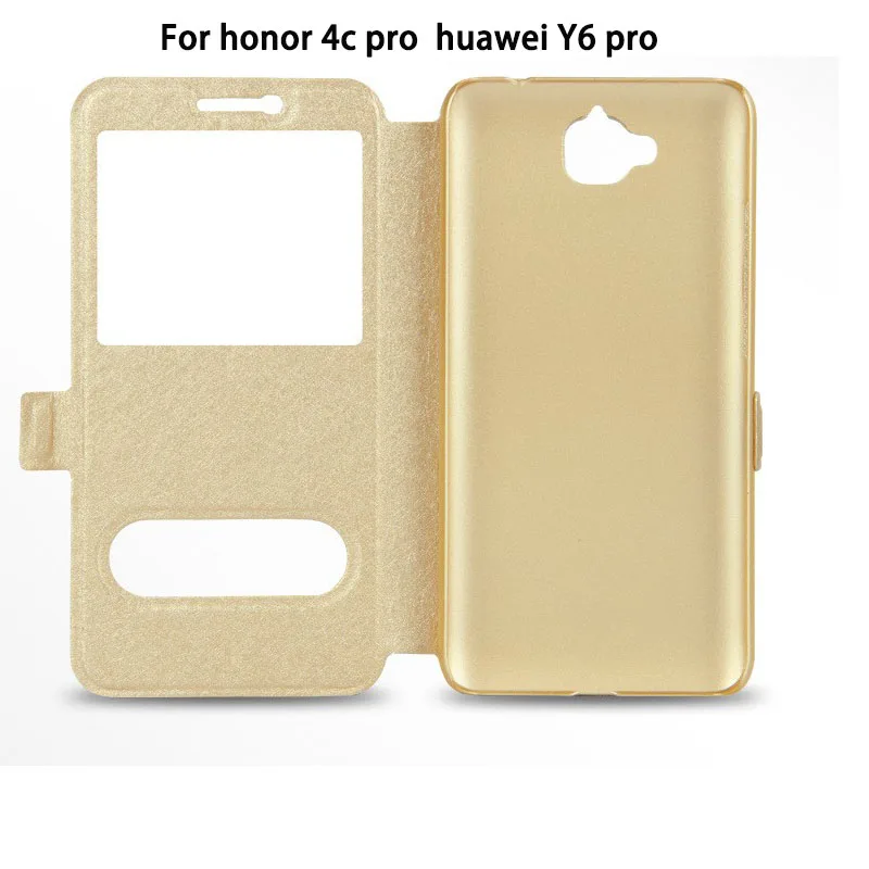 Для Huawei Honor 4C Pro/TIT AL00 HuaweiY6 L01 5 0 &quotчехол с окошком для просмотра откидной крышкой