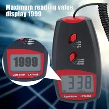 Мини-Измеритель освещенности спектрометр ЖК-дисплей экологическое тестирование ручные осветительные приборы Люксметр LX1010B