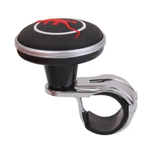 Rubber Power Knob Steering Wheel Knob Grip Spinner Black Hand Aid Car steering wheel aid spinner knob checker patterned