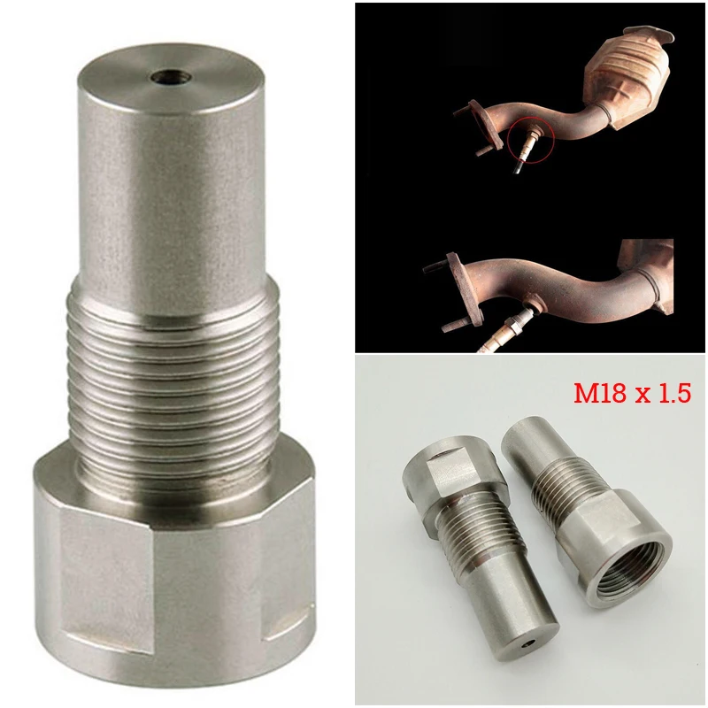 

Hot1x Stainless Steel O2 Oxygen Sensor Extension Spacer Catalytic Converter 50mm