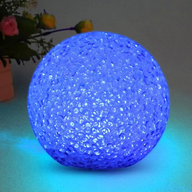 RGB ночник многоцветная кристальная Ночная мини лампа Волшебный шар сценический