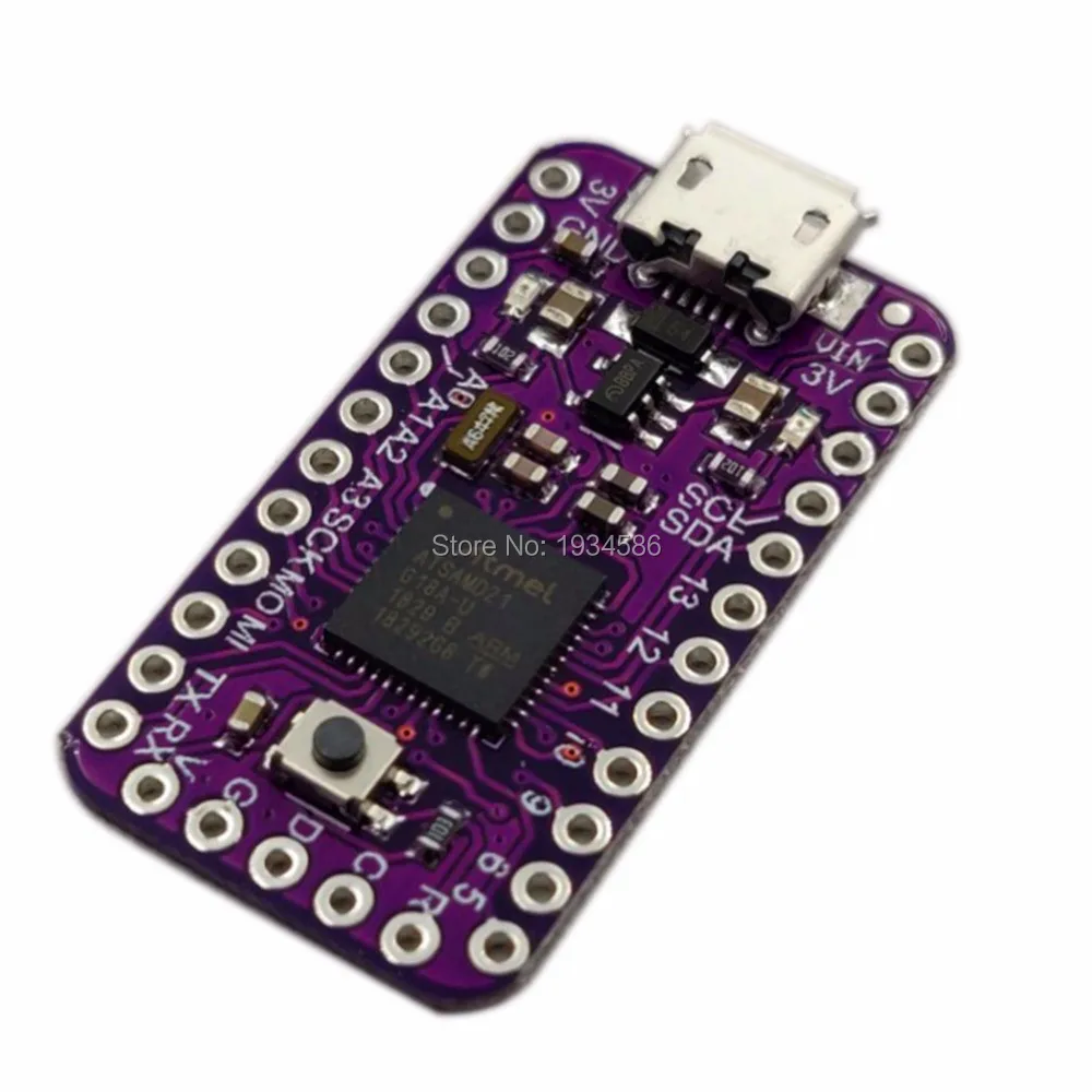 SAMD21 USB M0-Mini Pro микроконтроллеры коммутационная плата модуль совместим для Arduino Zero ATSAMD21G18 32-бит 48 МГц ARM Cortex M0