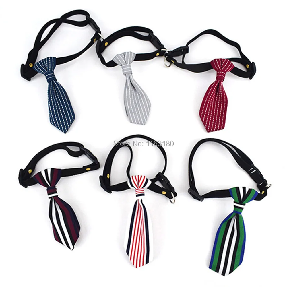 

240 pcs/lot Pet Dog Collar Tie Small Dogs Cat Neckwear Scarf Puppy Necktie Collar Necklace Pet Accessories