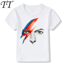 Camiseta de moda Vintage Bowie Rock and Roll David Bowie Ziggy Stardust para niños