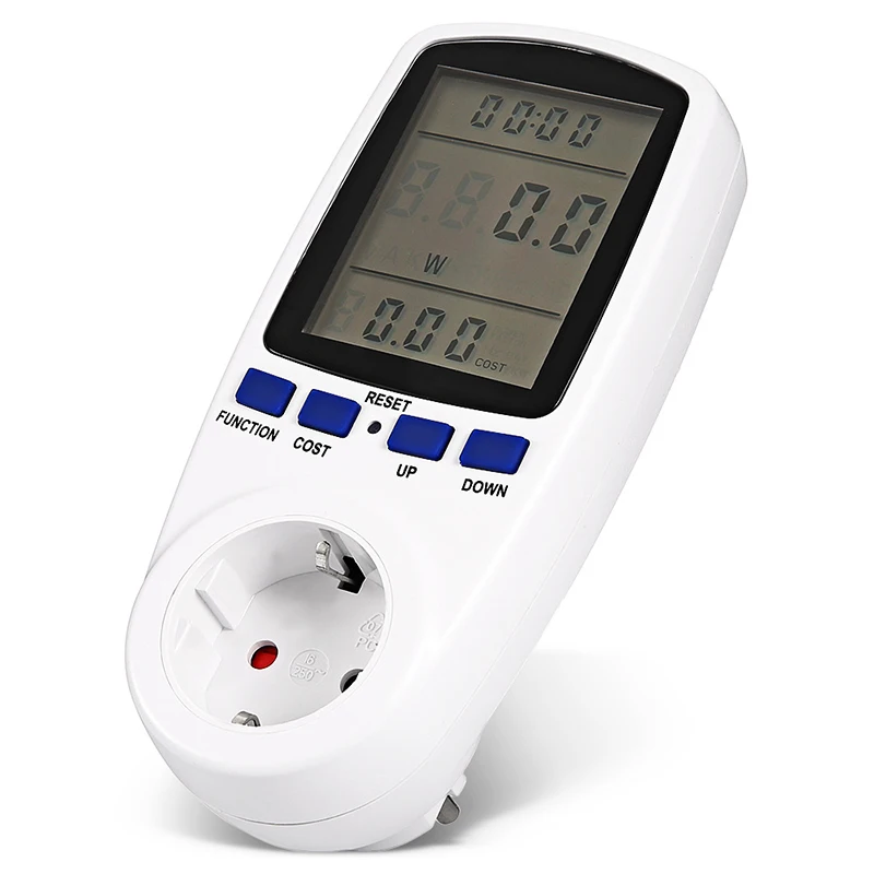 

Digital Voltage Wattmeter Power Meter Energy Meter Power Analyzer Electronic Switch EU Plug