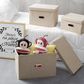 

Collapsible Storage Box Multifunction Cotton Dustproof Moisture-proof Clothing Grocery Drawer Closet Organizer Household Items