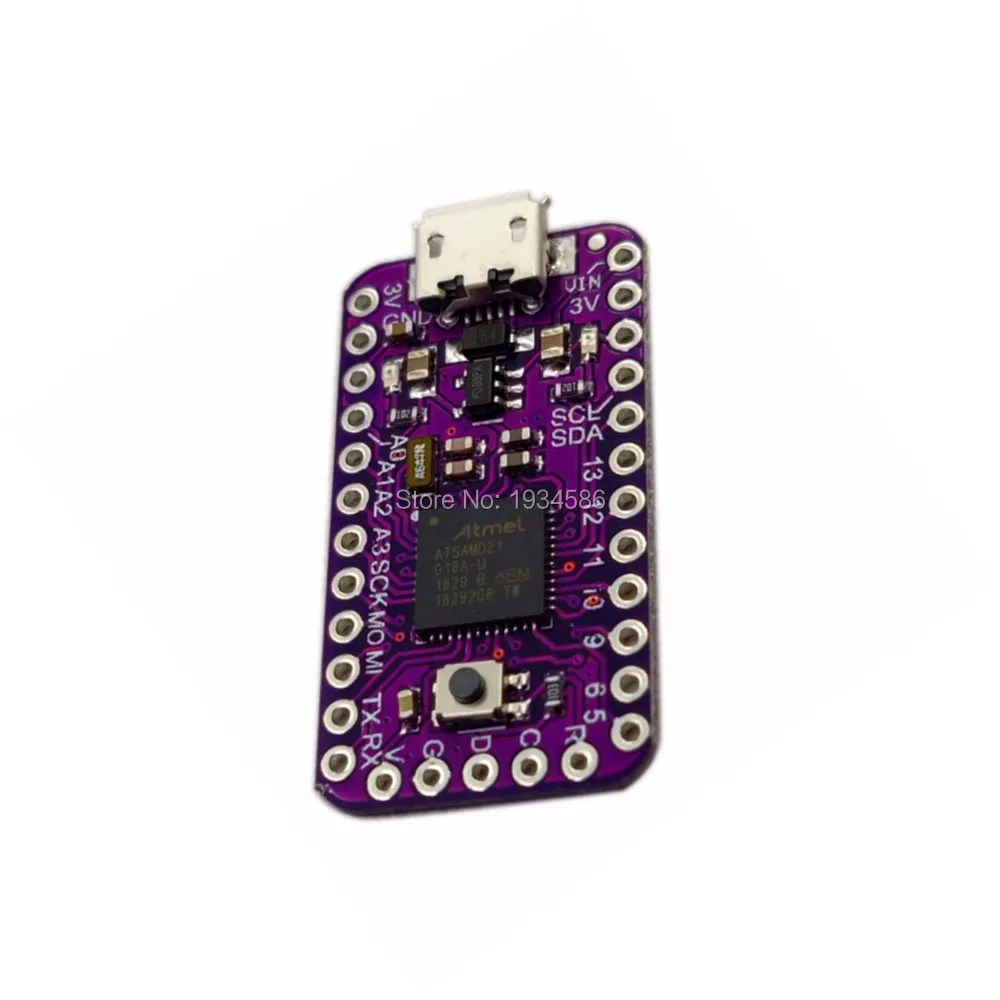 SAMD21 USB M0-Mini Pro микроконтроллеры коммутационная плата модуль совместим для Arduino Zero ATSAMD21G18 32-бит 48 МГц ARM Cortex M0