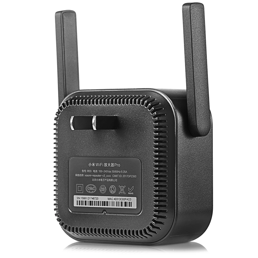 Оригинальный Xiao mi WiFi усилитель Pro 300 Мбит/с ретранслятор jia Wifi сигнал 2 4G
