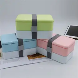 Японский Bento коробки для обедов школы еда контейнер с термо-сумка для ланча мешок портативный Microwavable коробки обедов