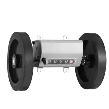 

4 digits Digital High Precision counting Mechanical Length Meter Rolling Wheel Counter Artificial Leather Measuring Tool