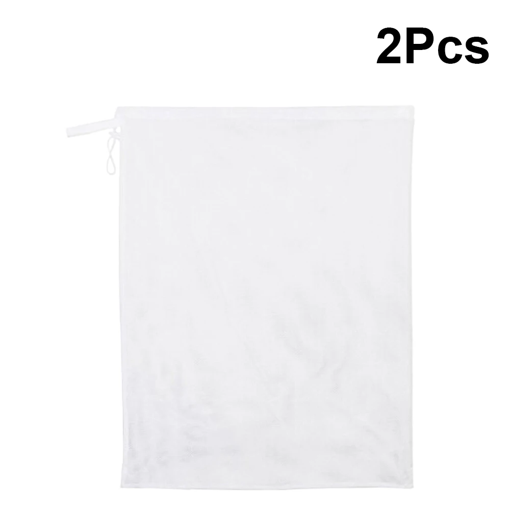 

2 pcs 60x90cm Laundry Bag Close-knitted Mesh Large Capacity Washing Bags Laundry Pouch for Shirts Sweaters Underwear Pants Coats