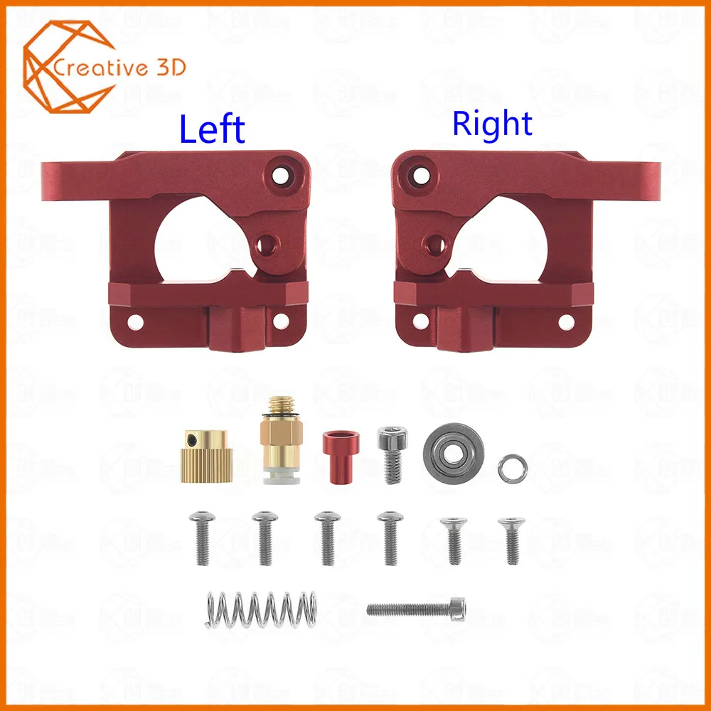 

CR10 3D Printer Parts MK8 Extruder Aluminum Alloy Block Bowden Extruder 1.75MM Filament Reprap Extrusion For CR-10 CR-10S DIY