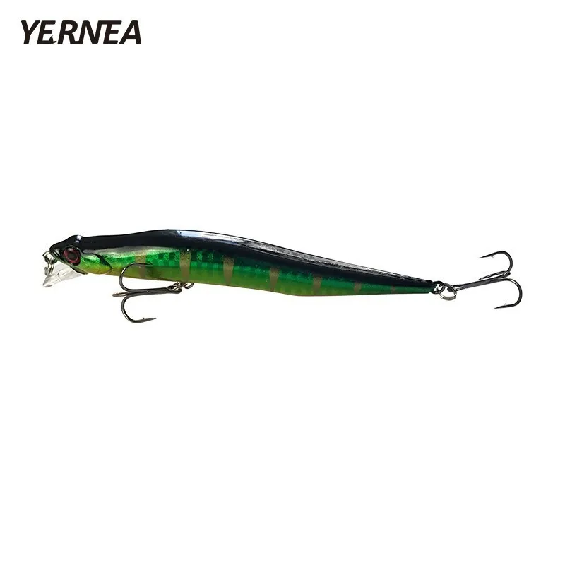 

Yernea 1pcs 11.5cm/10.2g Fishing Lure Minnow 3D Eyes Hard Baits Artificial Boxed High Quality Wobblers Fishing Lures Tackle