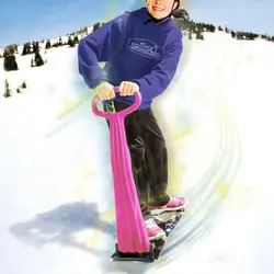 Outdoor Skiing Snowboard Veneer Folding Scooter For Adult Children Snow Sled Grip Handle Winter Playing Snow Equipment Outdoor Skiing Snowboard Veneer Folding Scooter For Adult Children Snow Sled Grip Handle Winter Playing Snow Equipment