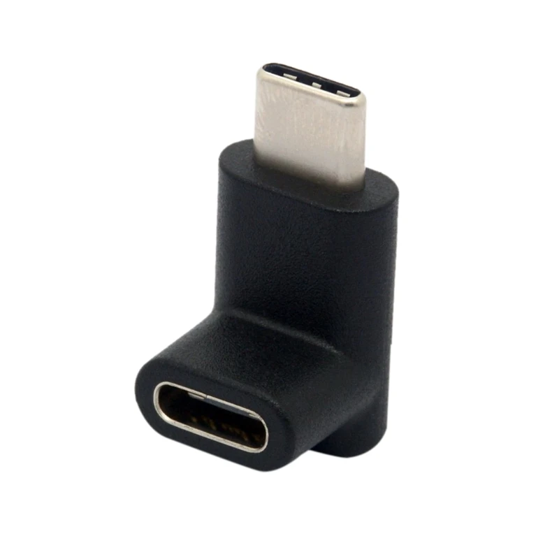 Адаптер типа C с углом 90 градусов адаптер USB Папа-мама угловой поворота вверх и