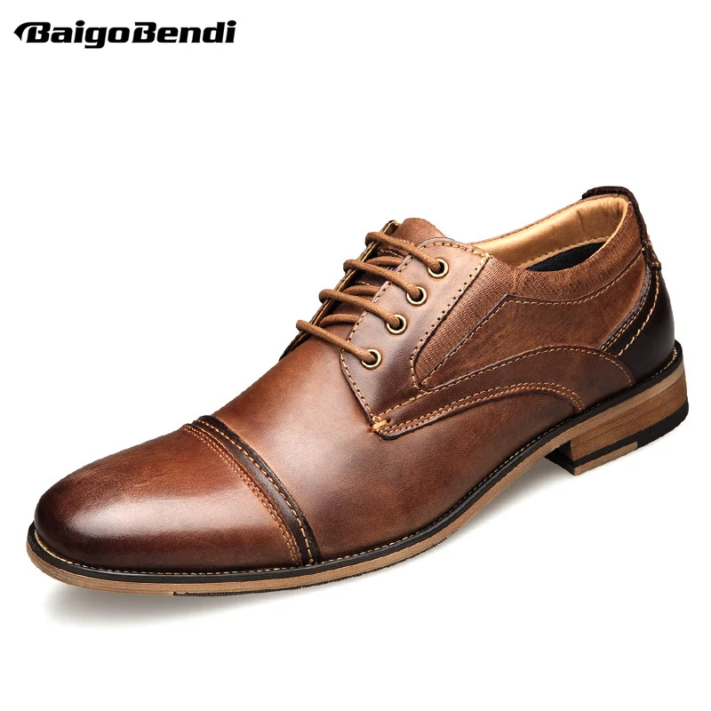Shoes Cooperative Business Man Leather Shoes Mens Cowhide Lace Up Europe Large-size 11 12 Formal Dress Oxfords Casual Office Shoes Price Remains Stable Men's Shoes