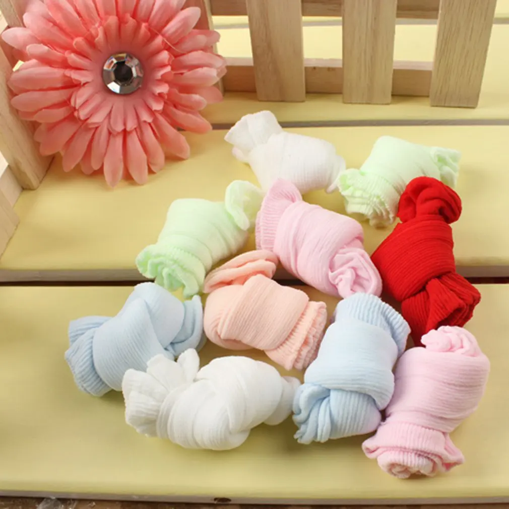 Принадлежности для матери и ребенка; детские дышащие носки ярких цветов; однотонные мягкие удобные хлопковые носки для малышей