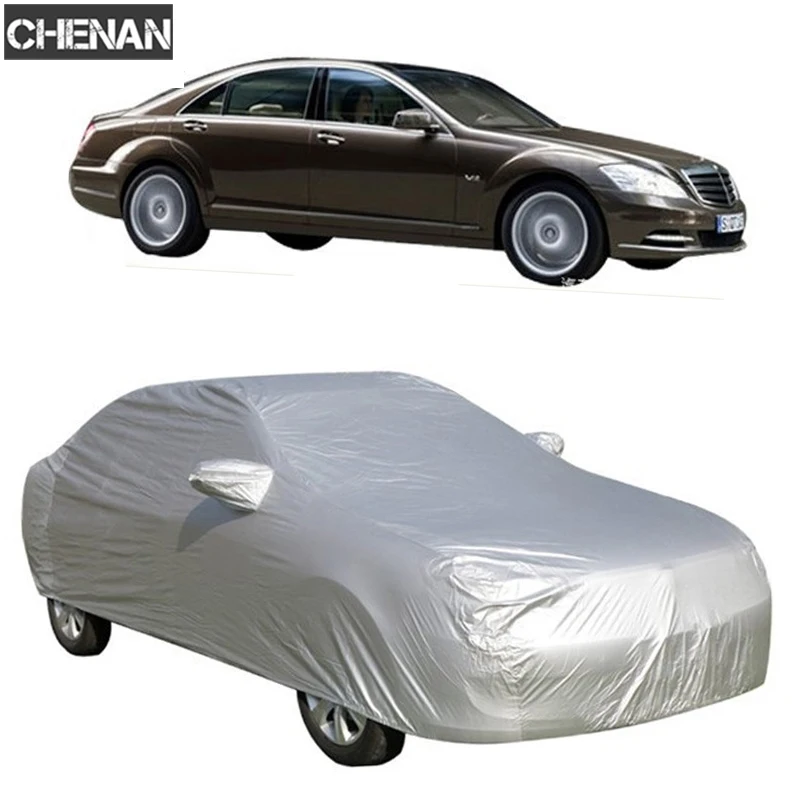 Goedkoop Auto Covers Maat S M L Xl Suv L Xl Indoor Outdoor Full Car Cover Zon uv Sneeuw Dust Regenbestendig Bescherming Gratis Verzending