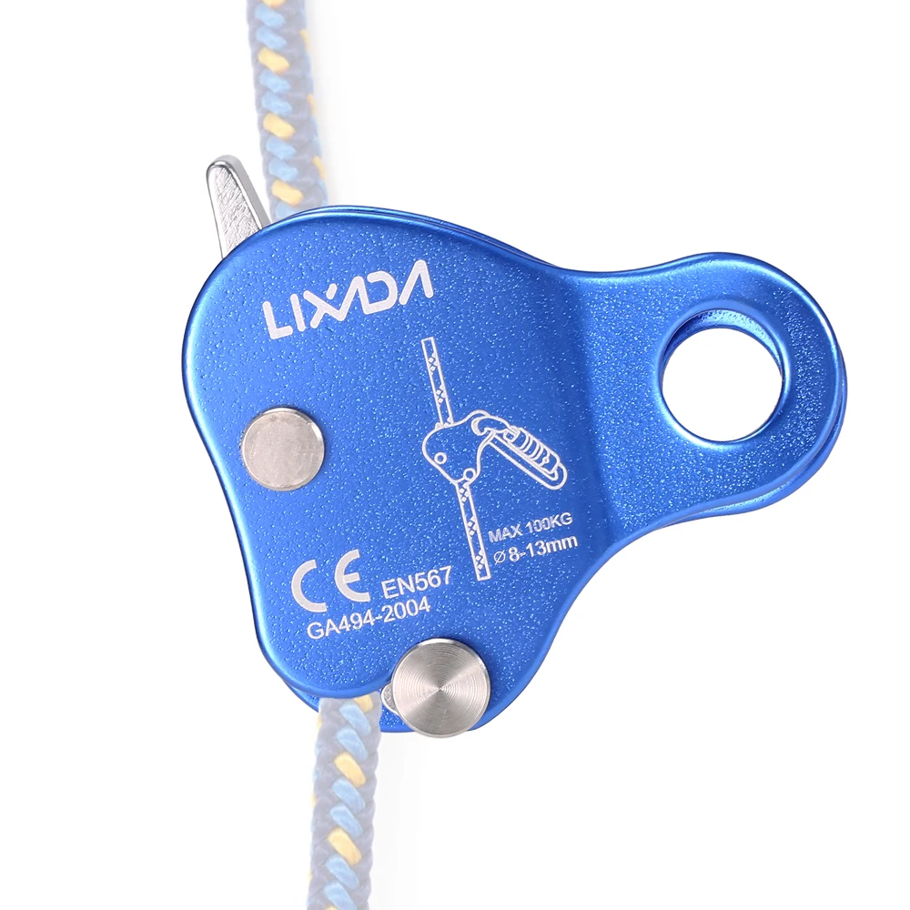 Новинка lb устройство для скалолазания канатная рукоятка наружная скалолазание такелаж Спорт на открытом воздухе скалолазание подъемный инструмент для веревки