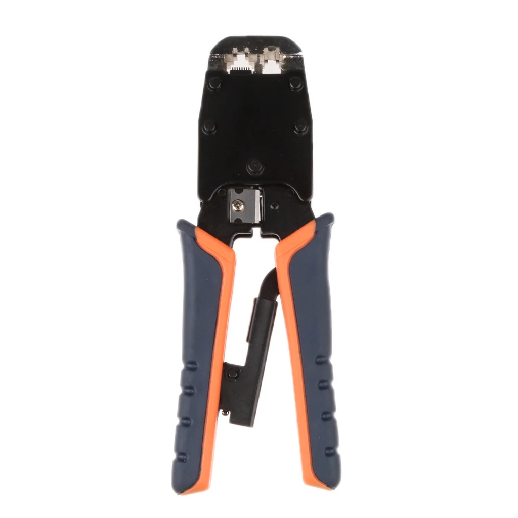 

Ethernet Cable Crimping Tool RJ45 RJ12 RJ11 Crimper Cutter Stripper Tool